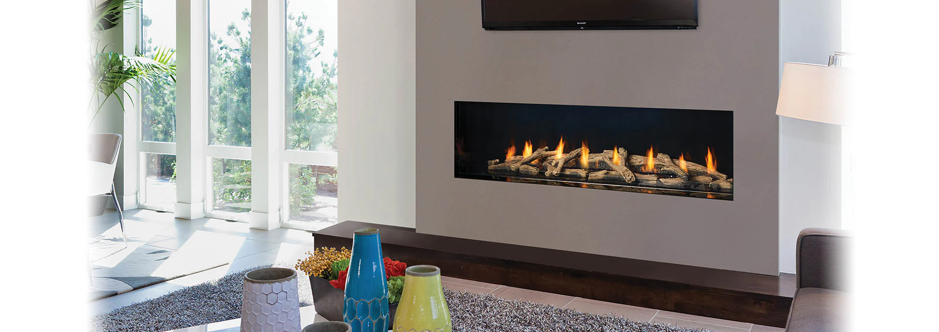 Regency 60 Inch City Series: New York View Gas Fireplace - Image 3