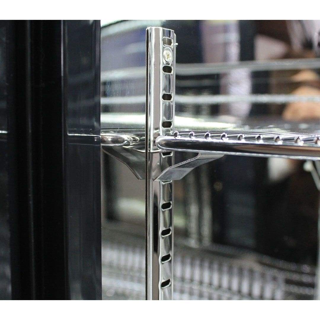 Rhino 129 Litre Black Commercial Glass Door Bar Fridge - SG1-B - Image 9