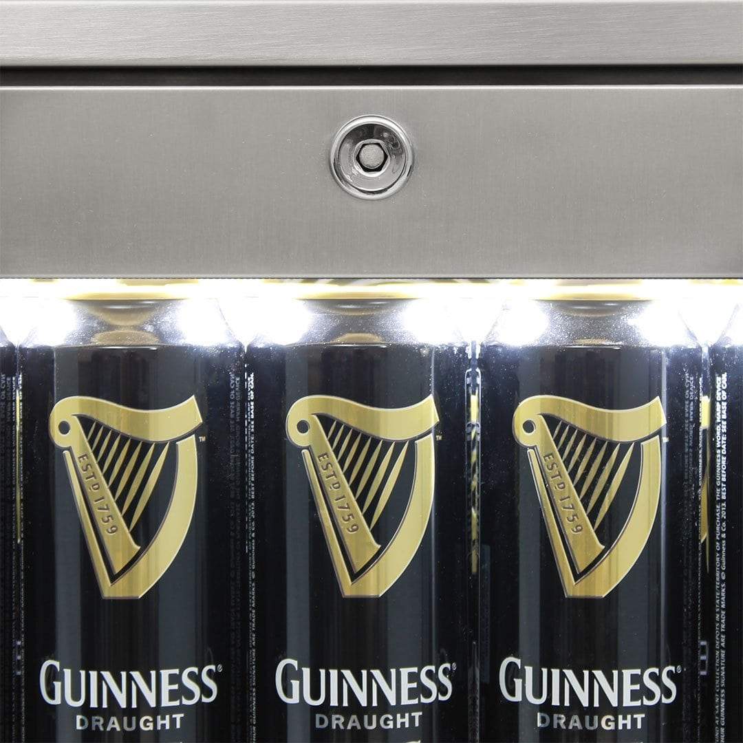 Rhino 129 Litre Single Heated Glass Door SS Bar Fridge - SG1-HD - Image 5