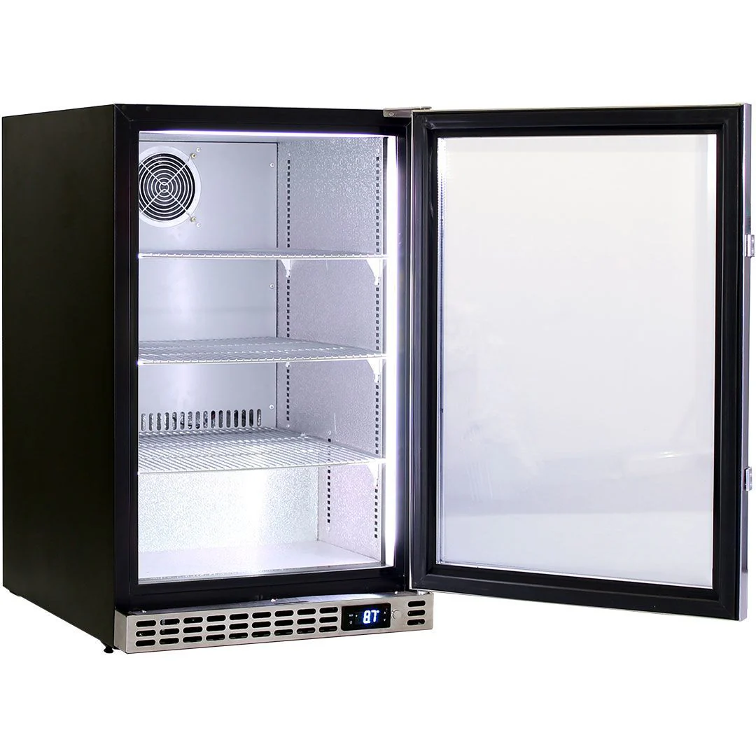 Schmick 105 Litre Solid Single Door Under Bench Stainless Steel Bar Fridge - SK116-SD - Image 3