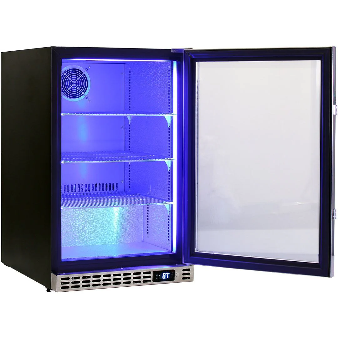 Schmick 105 Litre Solid Single Door Under Bench Stainless Steel Bar Fridge - SK116-SD - Image 4