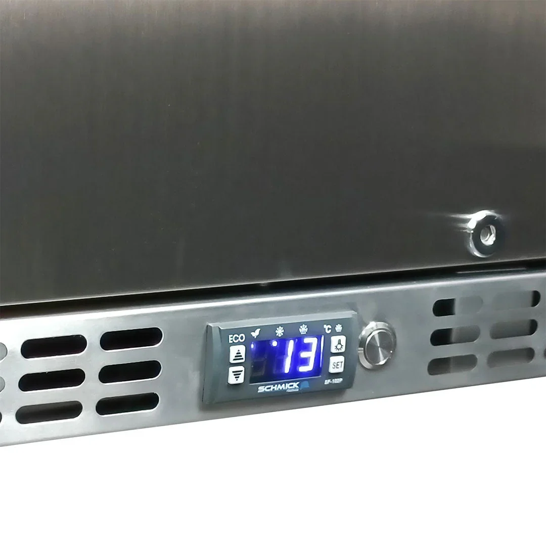 Schmick Twin Door Quiet Running Solid Stainless Door Energy Efficient Bar Fridge - SK246-SD - Image 9