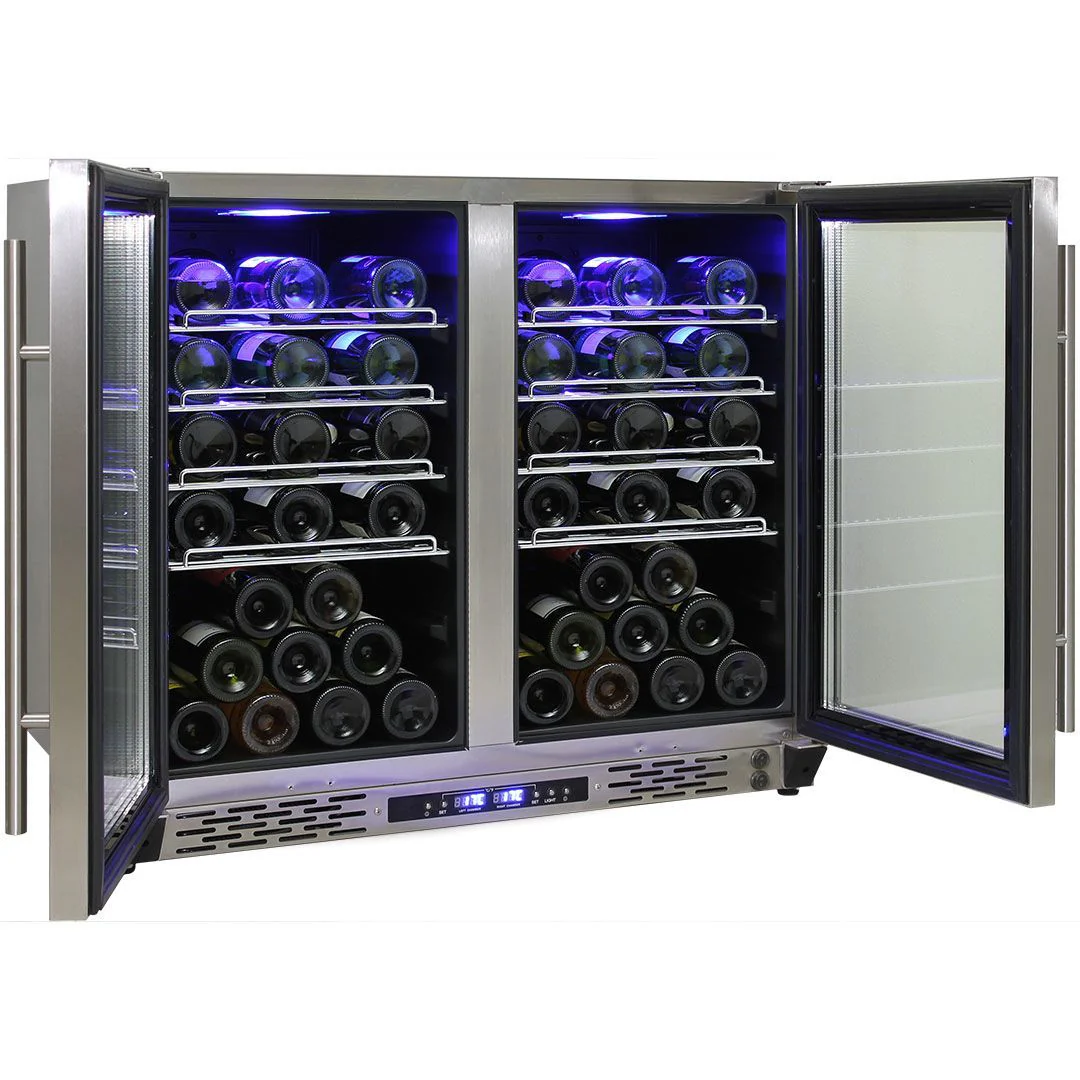 Schmick 190 Litre Twin Zone Alfresco Beer And Wine Bar Fridge - JC190-GG - Image 3