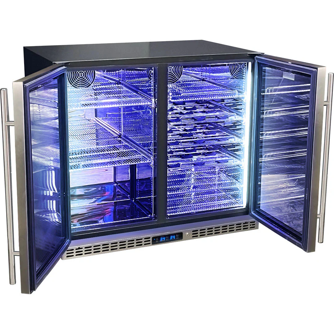 Schmick Under Bench Beer And Wine Dual Zone Bar Fridge - SK228D-HD - Image 6