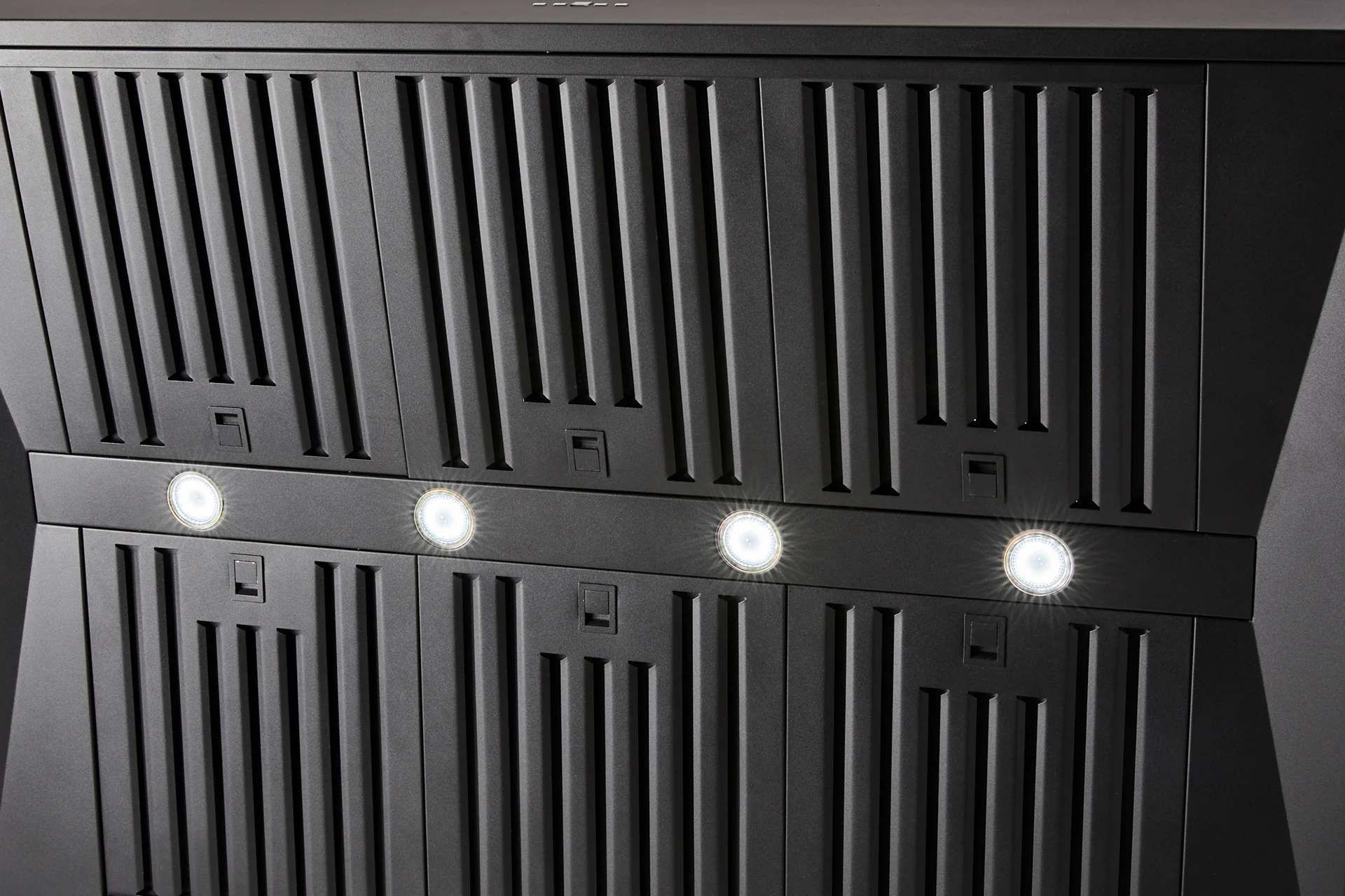 Schweigen Black BBQ Canopy Rangehood - 120cm - CL7372B Series - Image 6