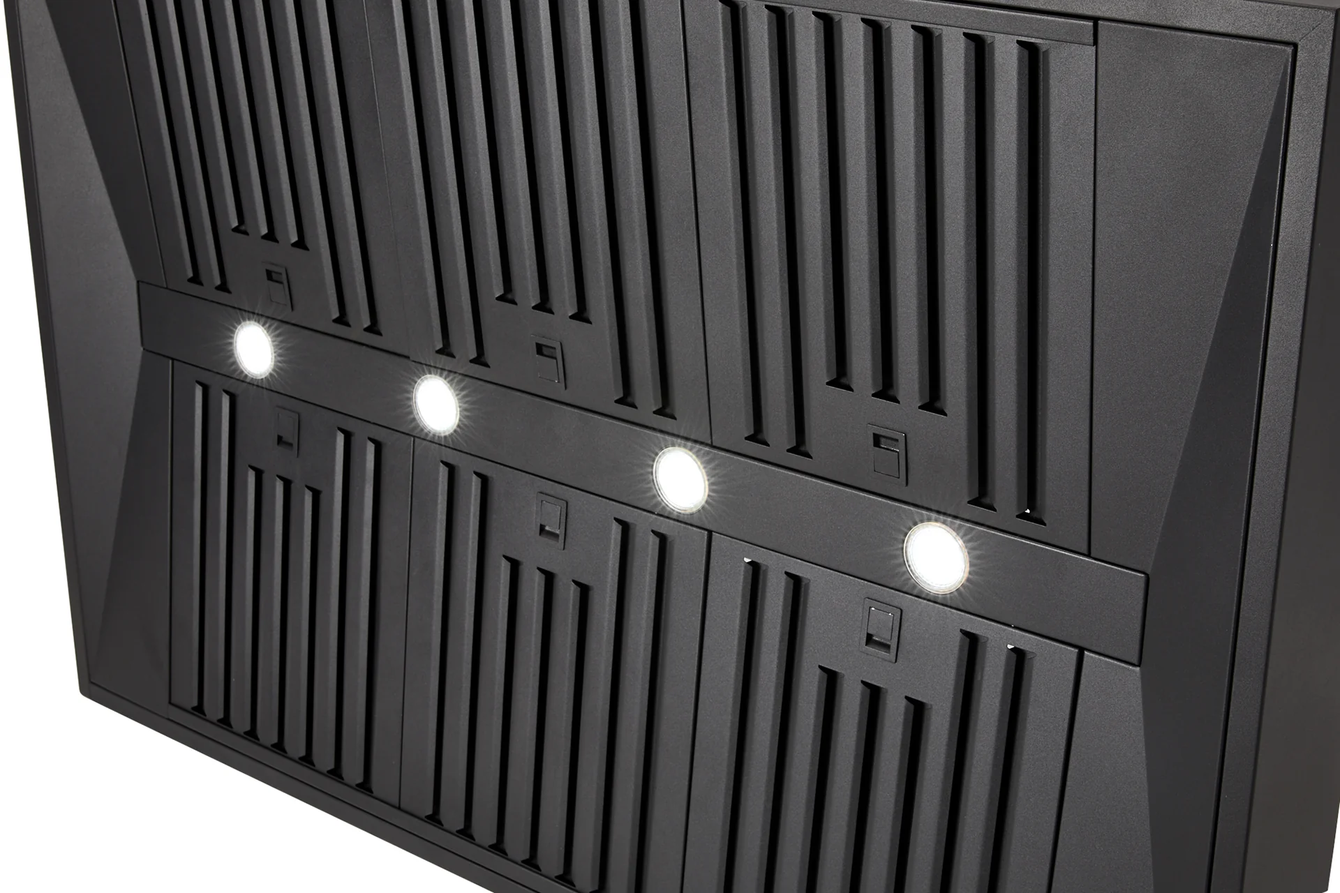 Schweigen Black BBQ Canopy Rangehood - 120cm - CL8912B Series - Image 6
