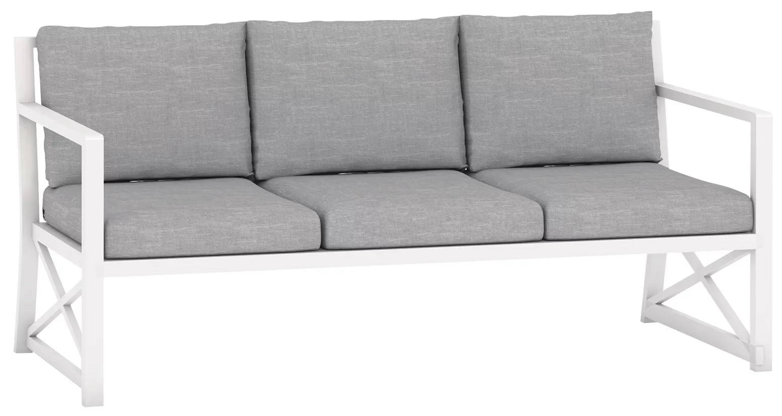 Shelta Bridgeport Aluminium 3 Seater Sofa - Image 2
