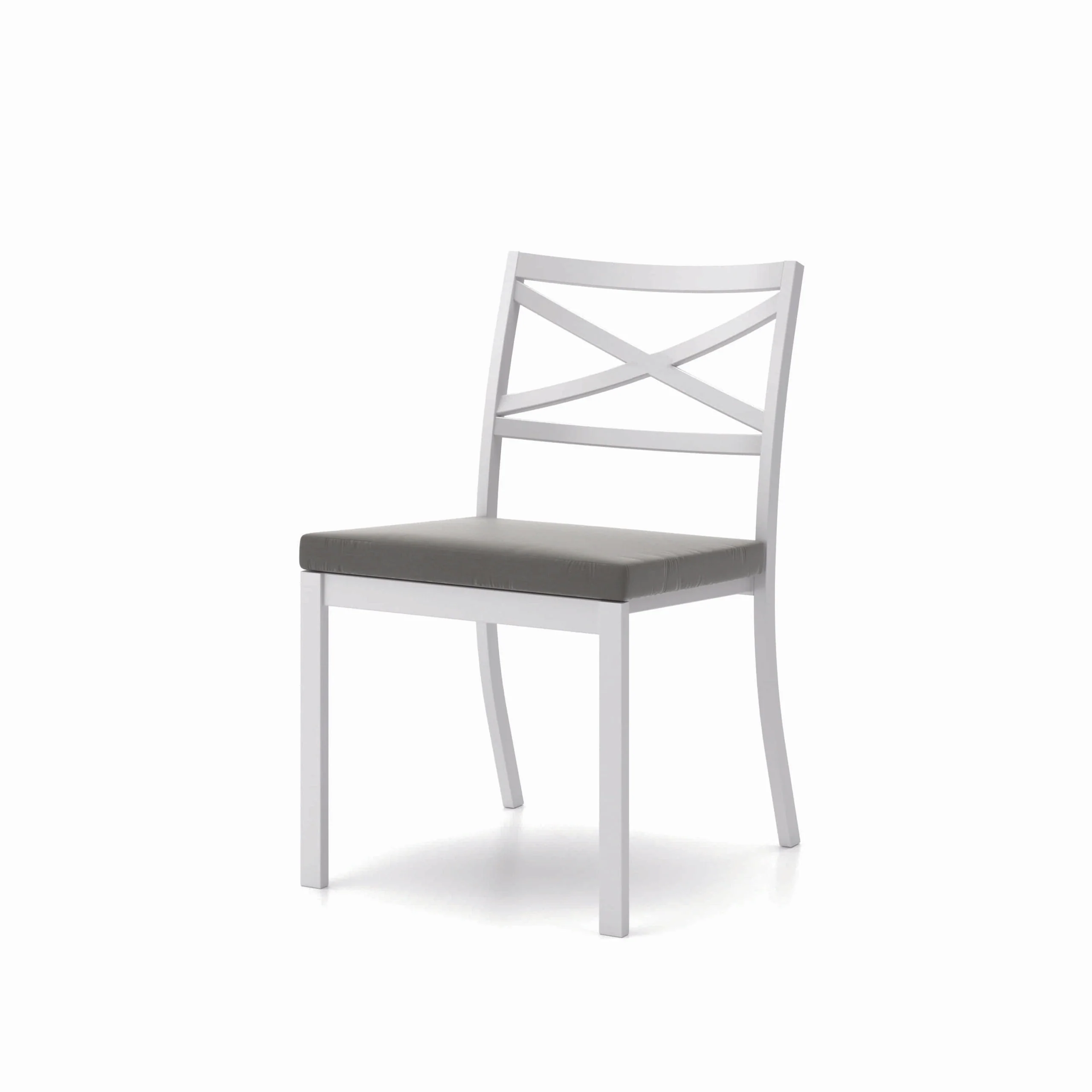 Shelta Bridgeport Armless Aluminium Dining Chair