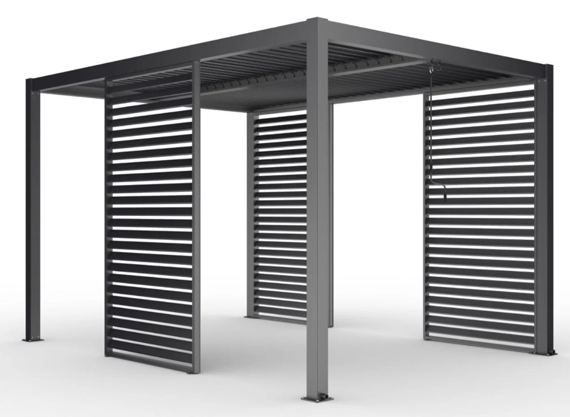 Shelta Kayden 123cm Aluminium Louvre Wall