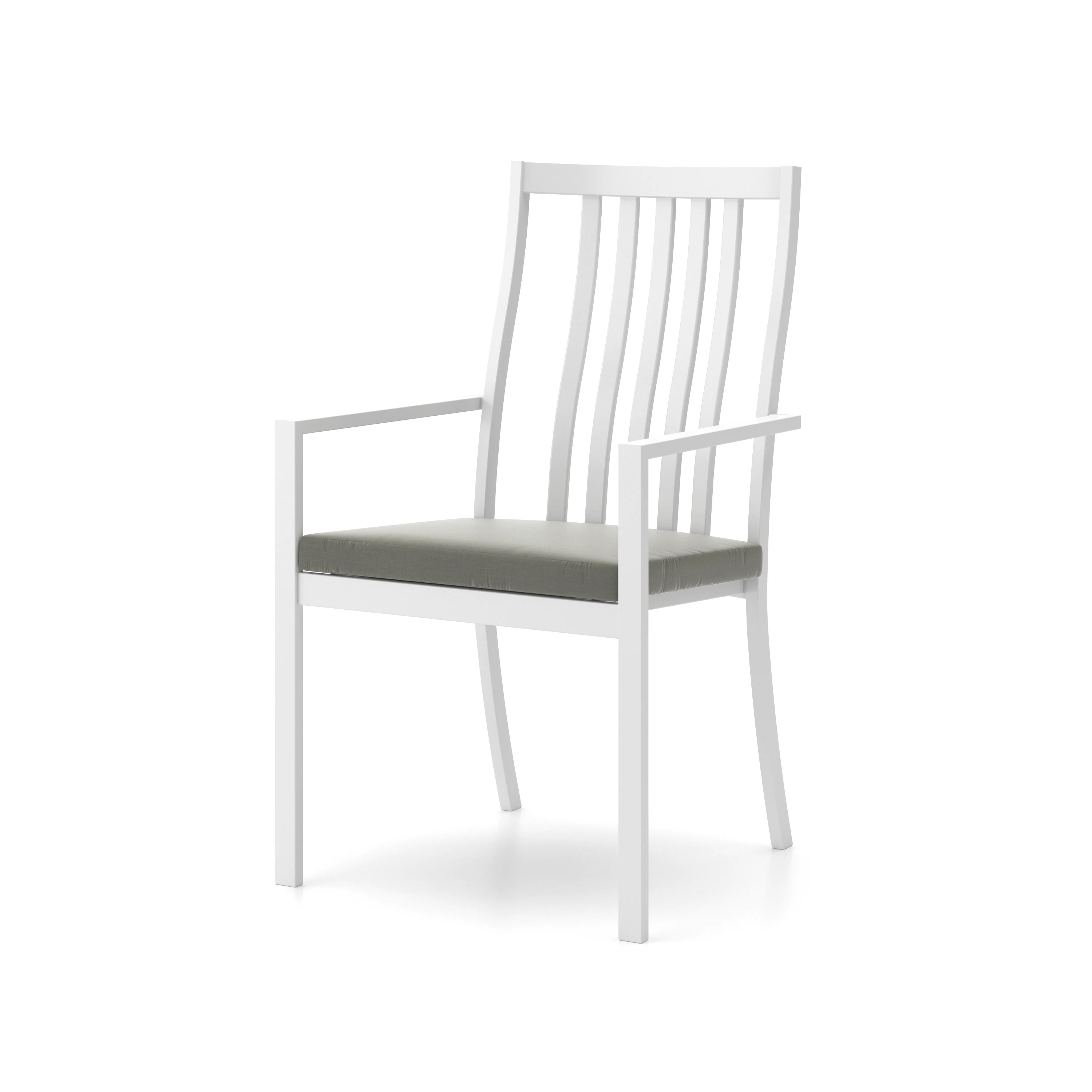 Shelta Rockland Cushion Armed Aluminium High Back Dining Chair - Image 2