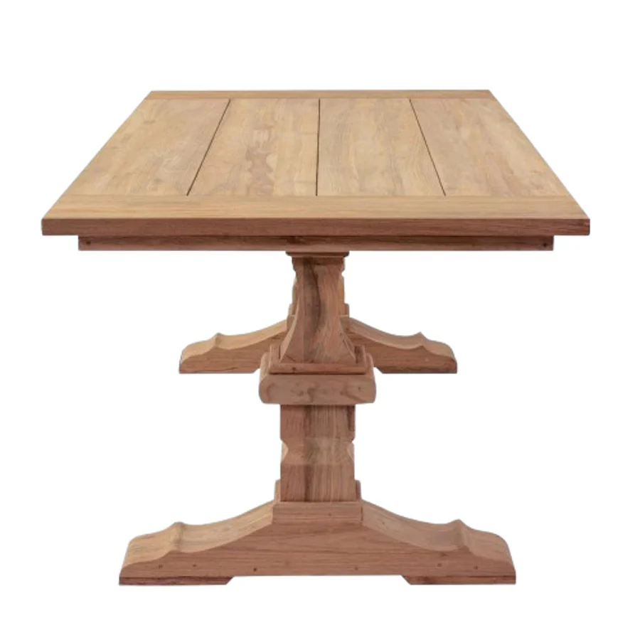 Shelta Segovia 3m Reclaimed Teak Dining Table - Image 2