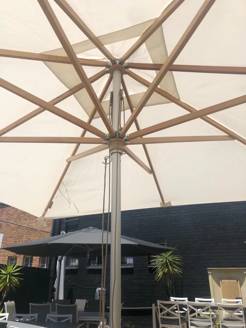 Shelta Sicily 300cm Square Centrepost Umbrella - Image 5
