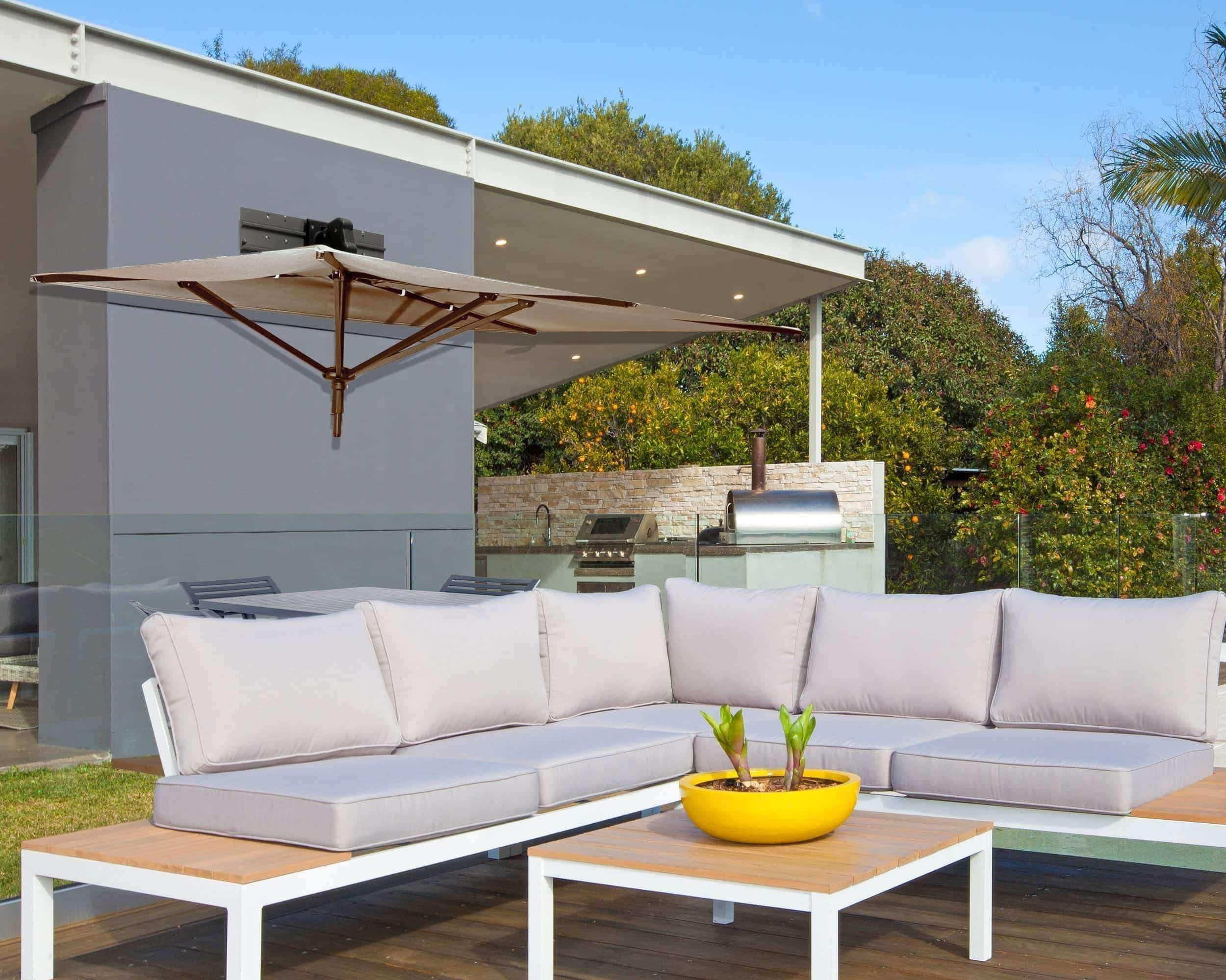 Shelta Wall Mount Rectangle Umbrella 300 x 150cm - Image 2