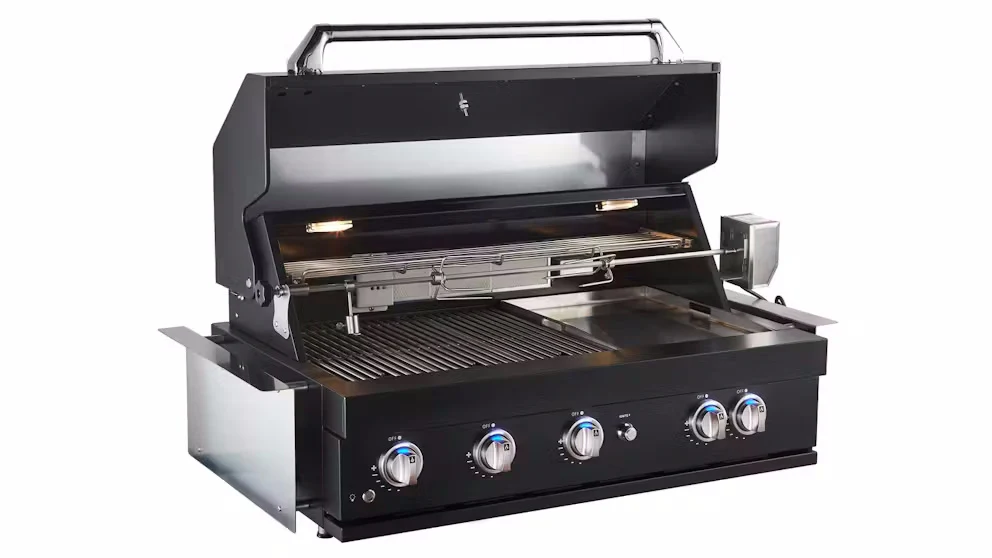 Sirius Black Built-In 5 Burner Gas BBQ - SIR-BG3101-BLK - Image 3