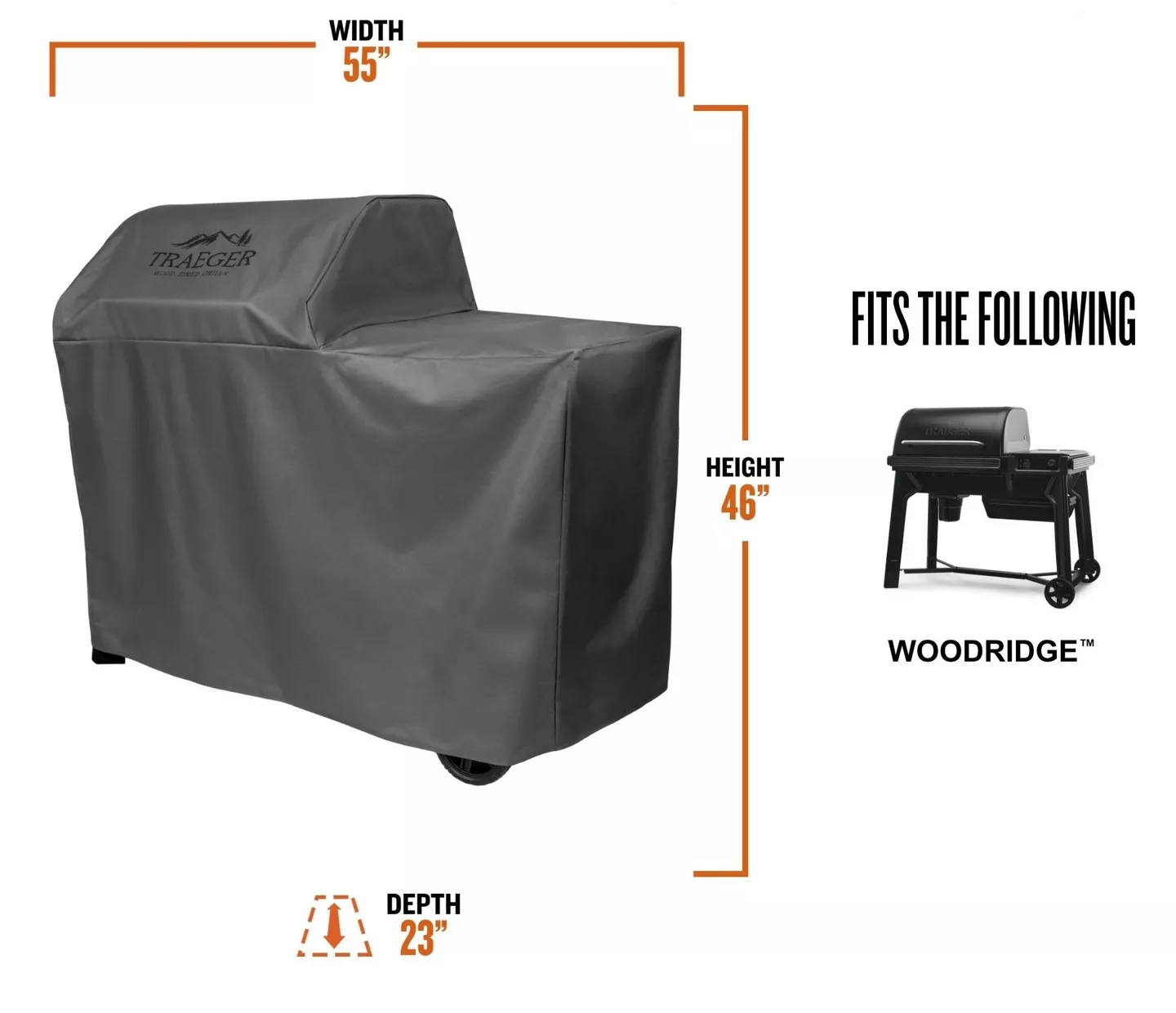 Traeger Woodridge Full Length Grill Cover - Image 4