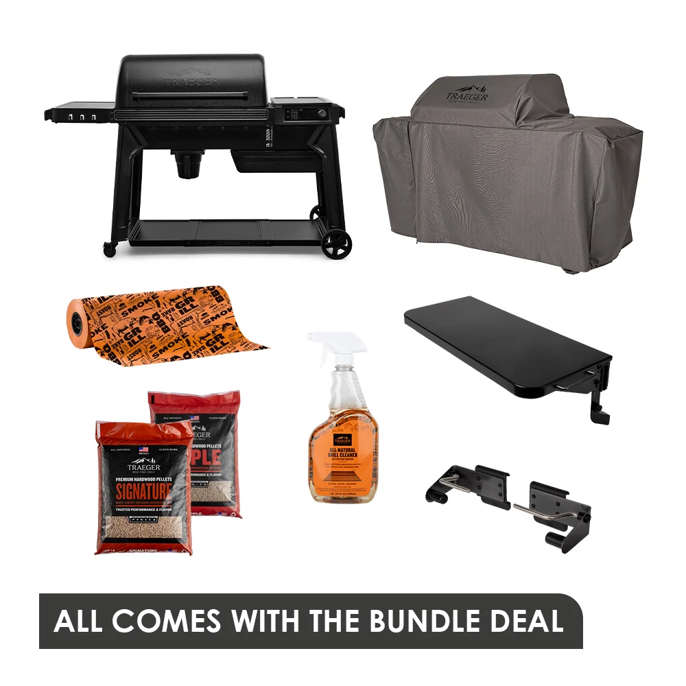 Traeger Woodridge Pro Pellet Grill & Smoker Starter Bundle - Image 2