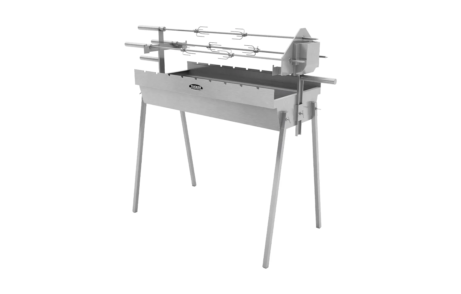 Tucker 3 Rod 900mm Charcoal Spit - Image 3