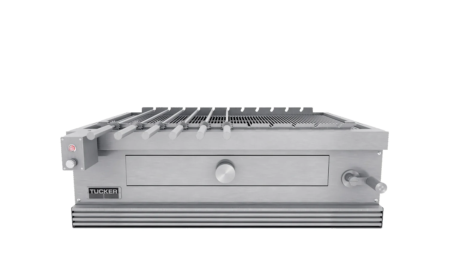 Tucker Charcoal Deluxe Pro Built-In BBQ with Roasting Hood - Image 30