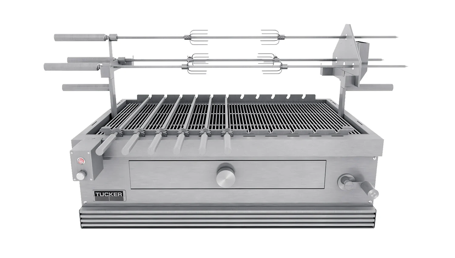 Tucker Charcoal Deluxe Pro Built-In BBQ with Roasting Hood - Image 31