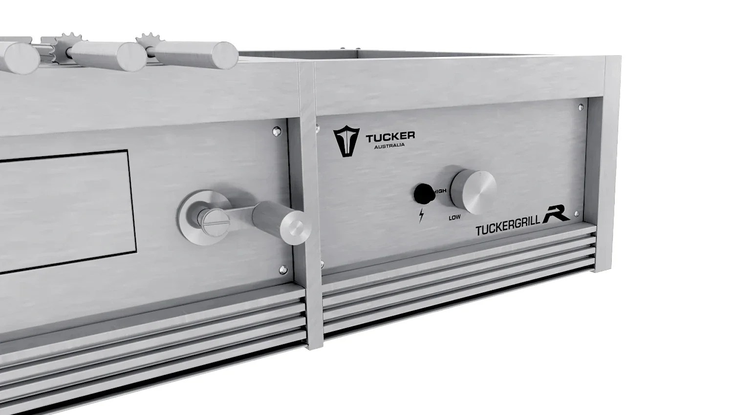 Tucker Charcoal Deluxe Pro Built-In BBQ Plus Wok Burner with Roasting Hood and Wok Hinged Lid - Image 39