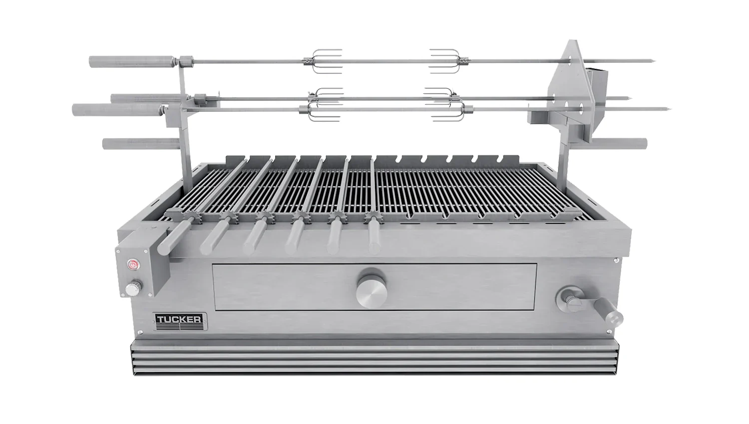 Tucker Charcoal Deluxe Pro Built-In BBQ with Hinged Lid - Image 36
