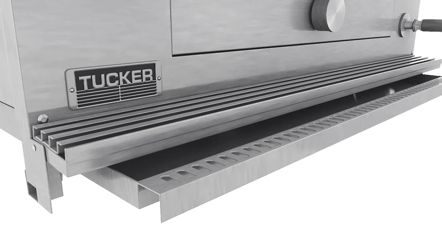 Tucker Charcoal Deluxe Pro Built-In BBQ with Hinged Lid - Image 4