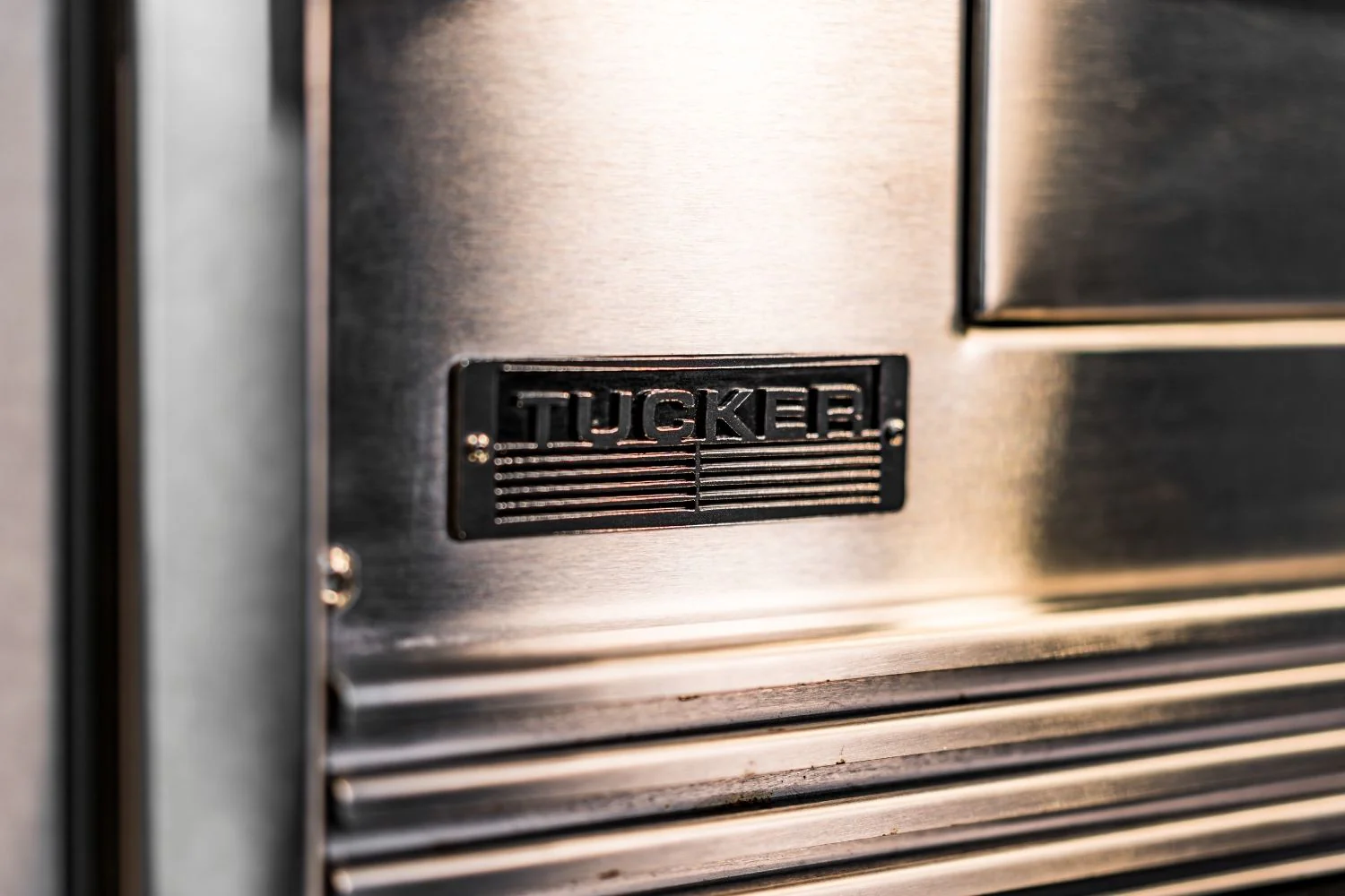 Tucker Charcoal Deluxe Pro XL BBQ on Cabinet with Roasting Hood - Image 30