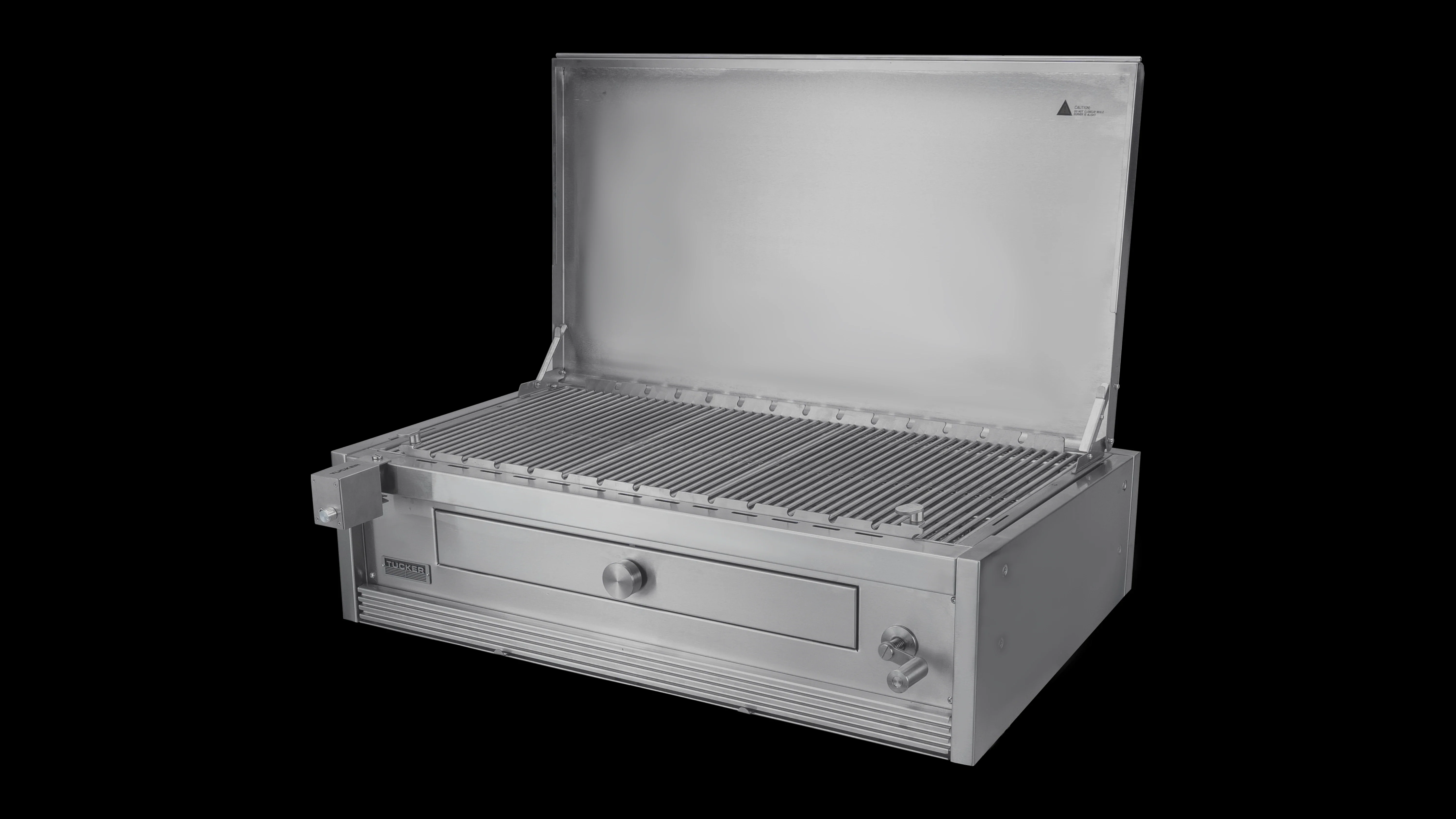 Tucker Charcoal Deluxe Pro XL Built-In BBQ With Hinged Flat Lid - Image 40