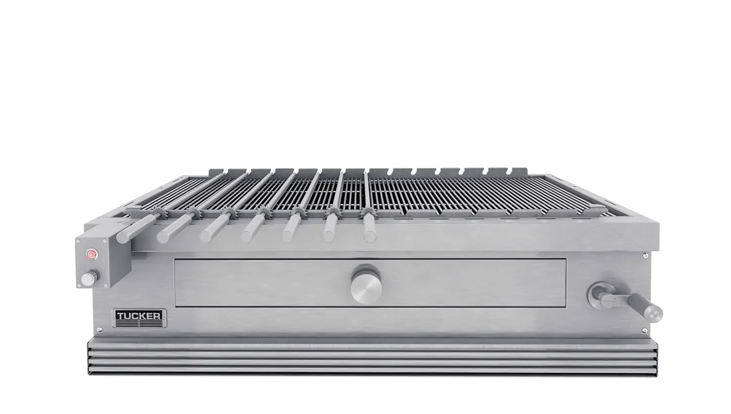 Tucker Charcoal Deluxe Pro XL Built-In BBQ With Hinged Flat Lid - Image 42