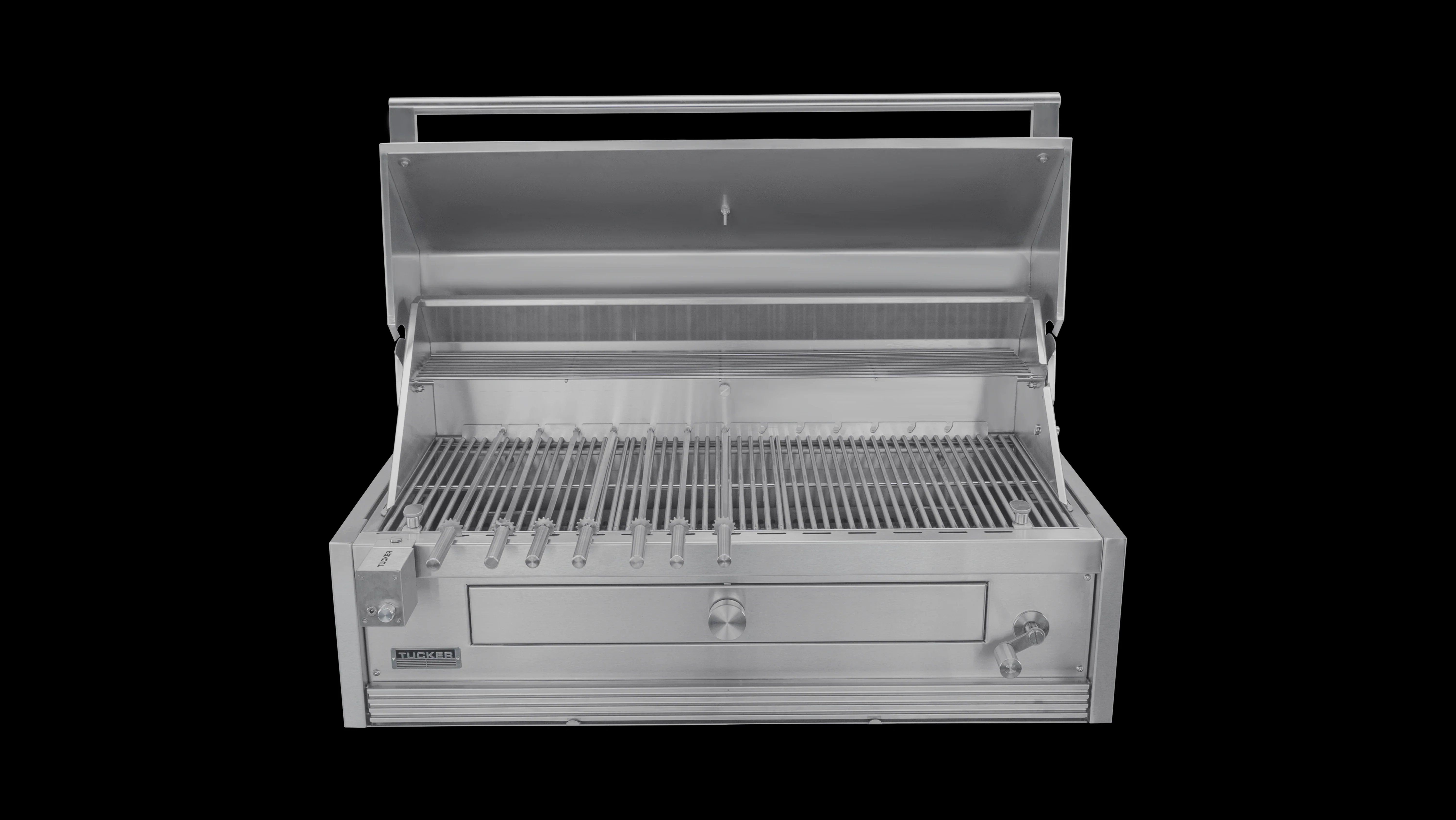 Tucker Charcoal Deluxe Pro XL Built-In BBQ with Roasting Hood - Image 34