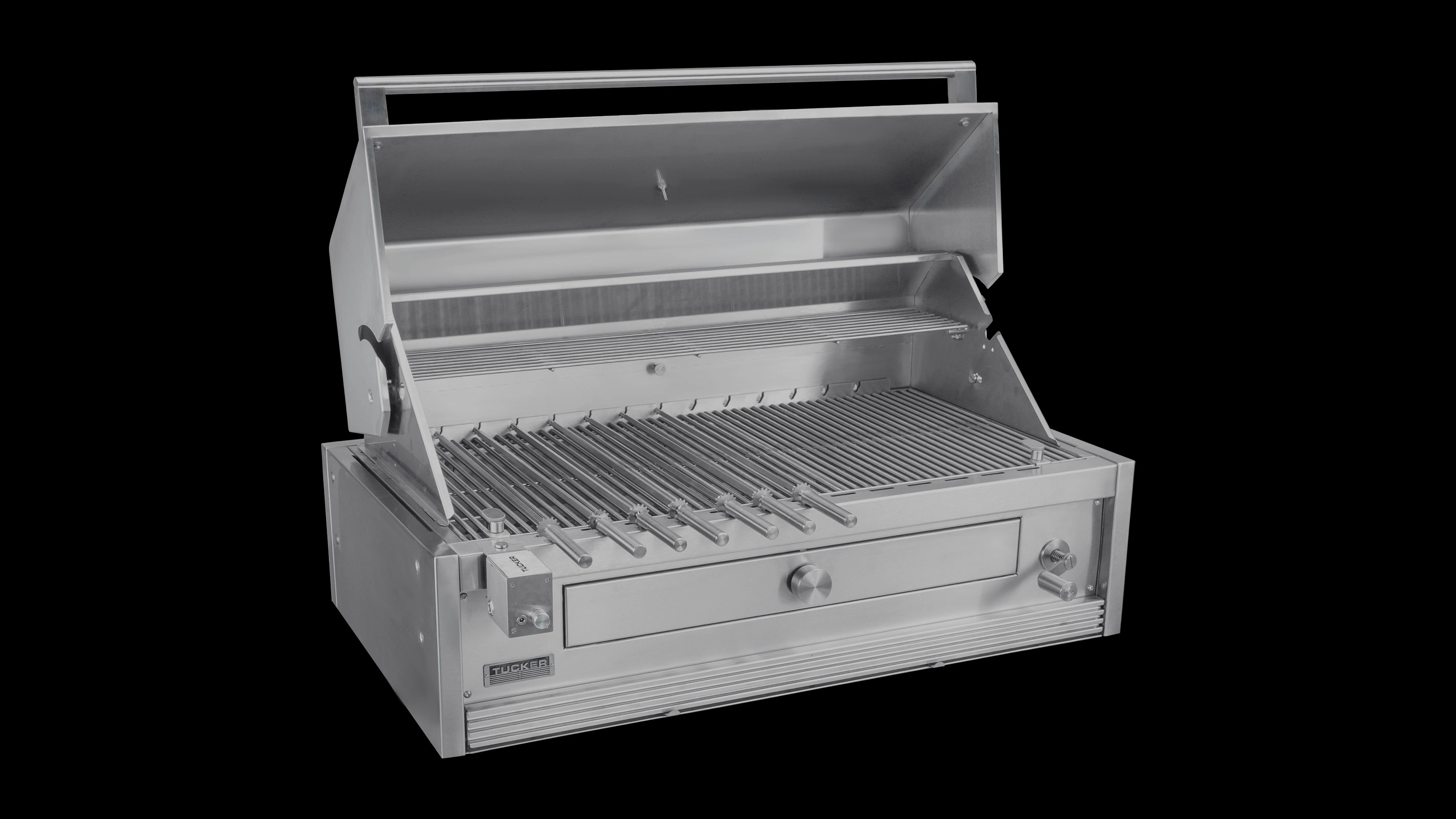 Tucker Charcoal Deluxe Pro XL Built-In BBQ with Roasting Hood - Image 36