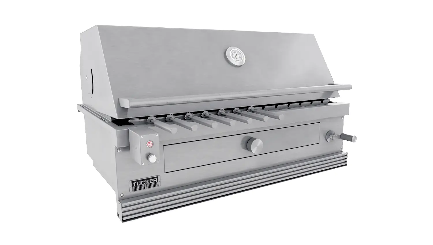 Tucker Charcoal Deluxe Pro XL Built-In BBQ with Roasting Hood - Image 39