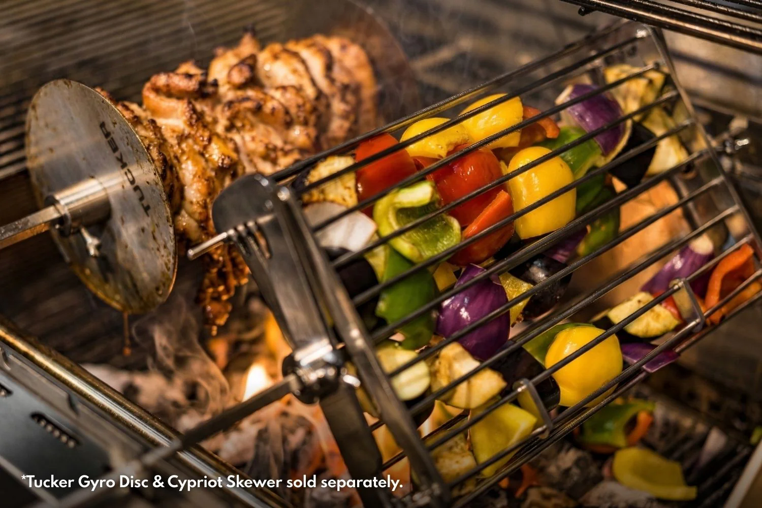 Tucker Medium Rotisserie Grill Basket - Image 4