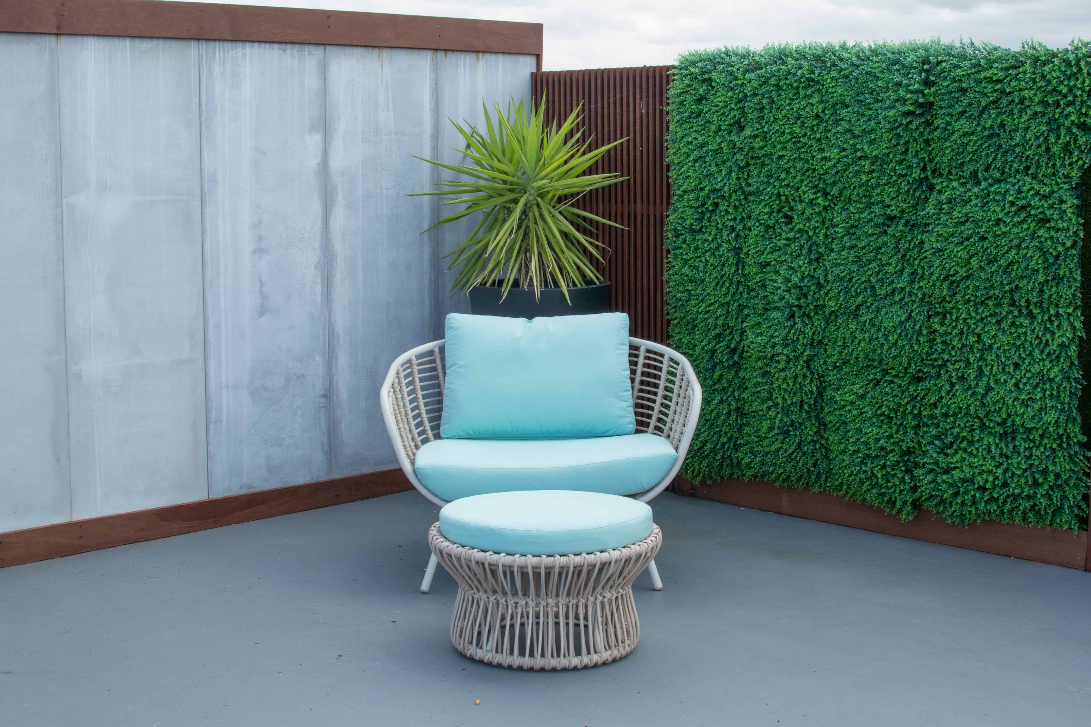 Tucker Oasis Love seat & Ottoman Piece - Image 3