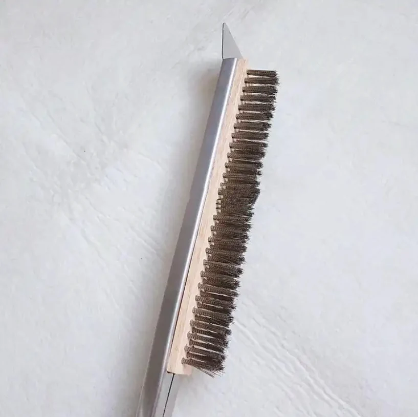 Tucker Pizza Oven Brush with Stainless Steel Scraper - Image 2