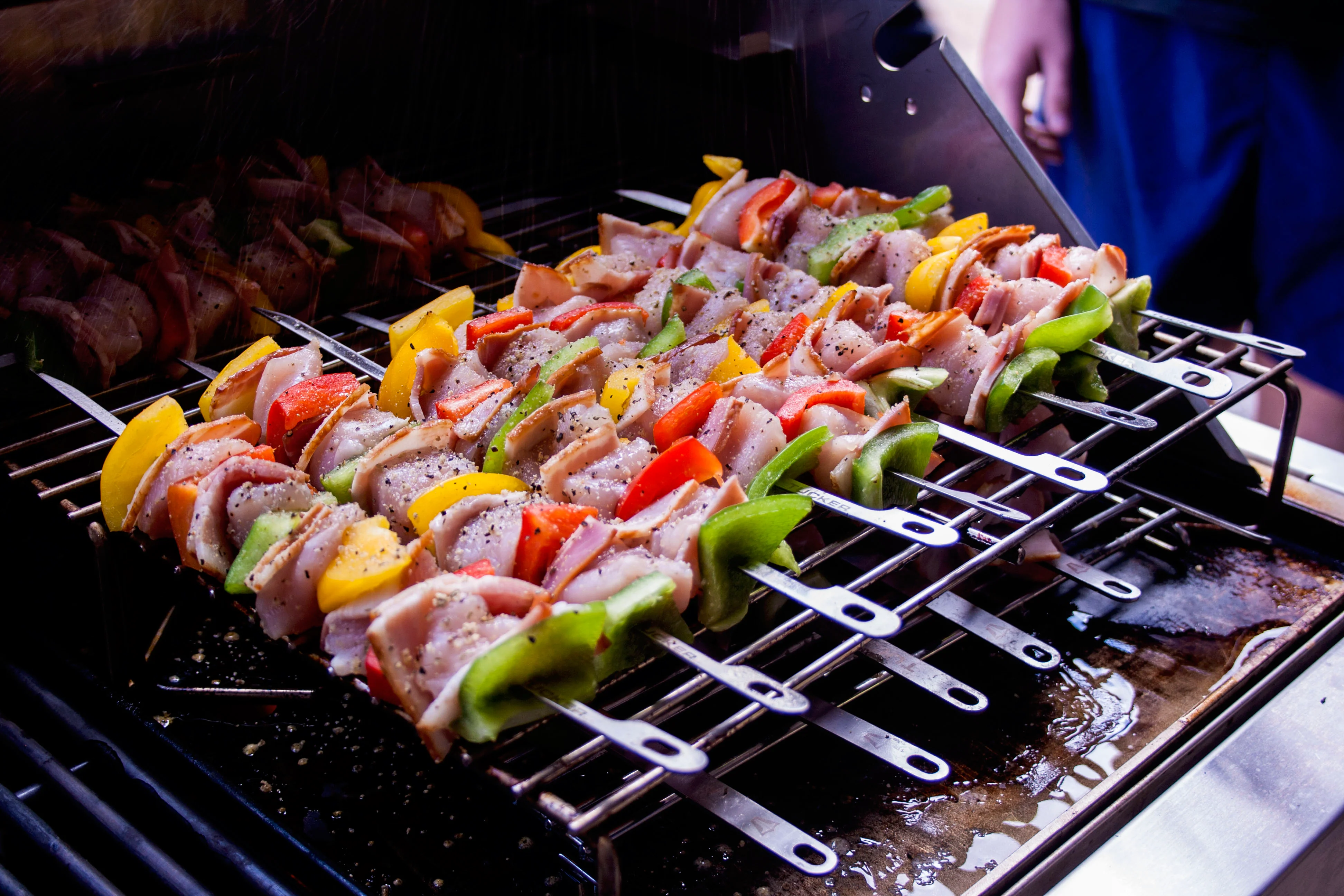 Tucker Stainless Steel 300mm Flat Skewers (12 Pack) - Image 3