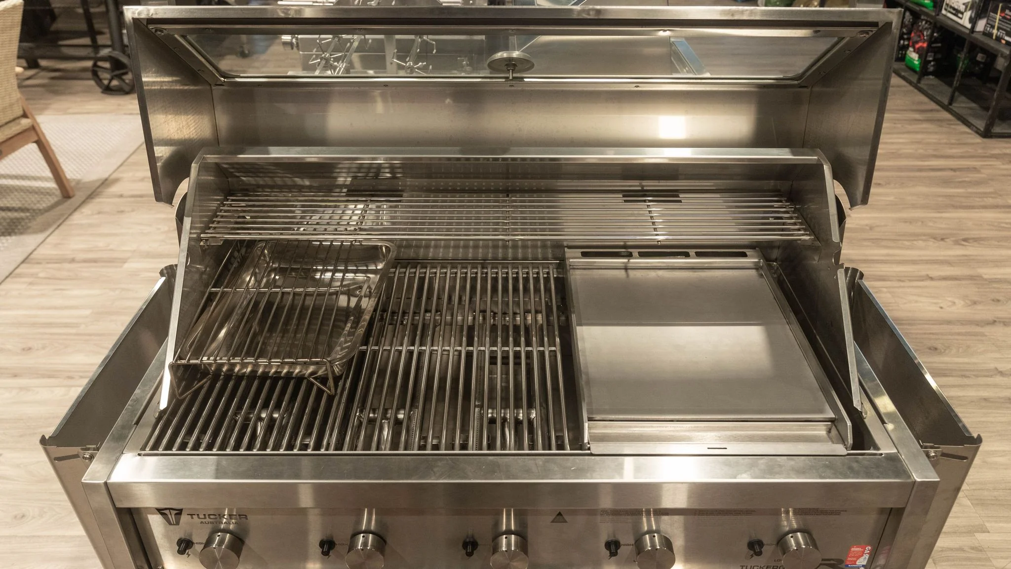 Tucker Stainless Steel Wok Pro Plate - Image 5
