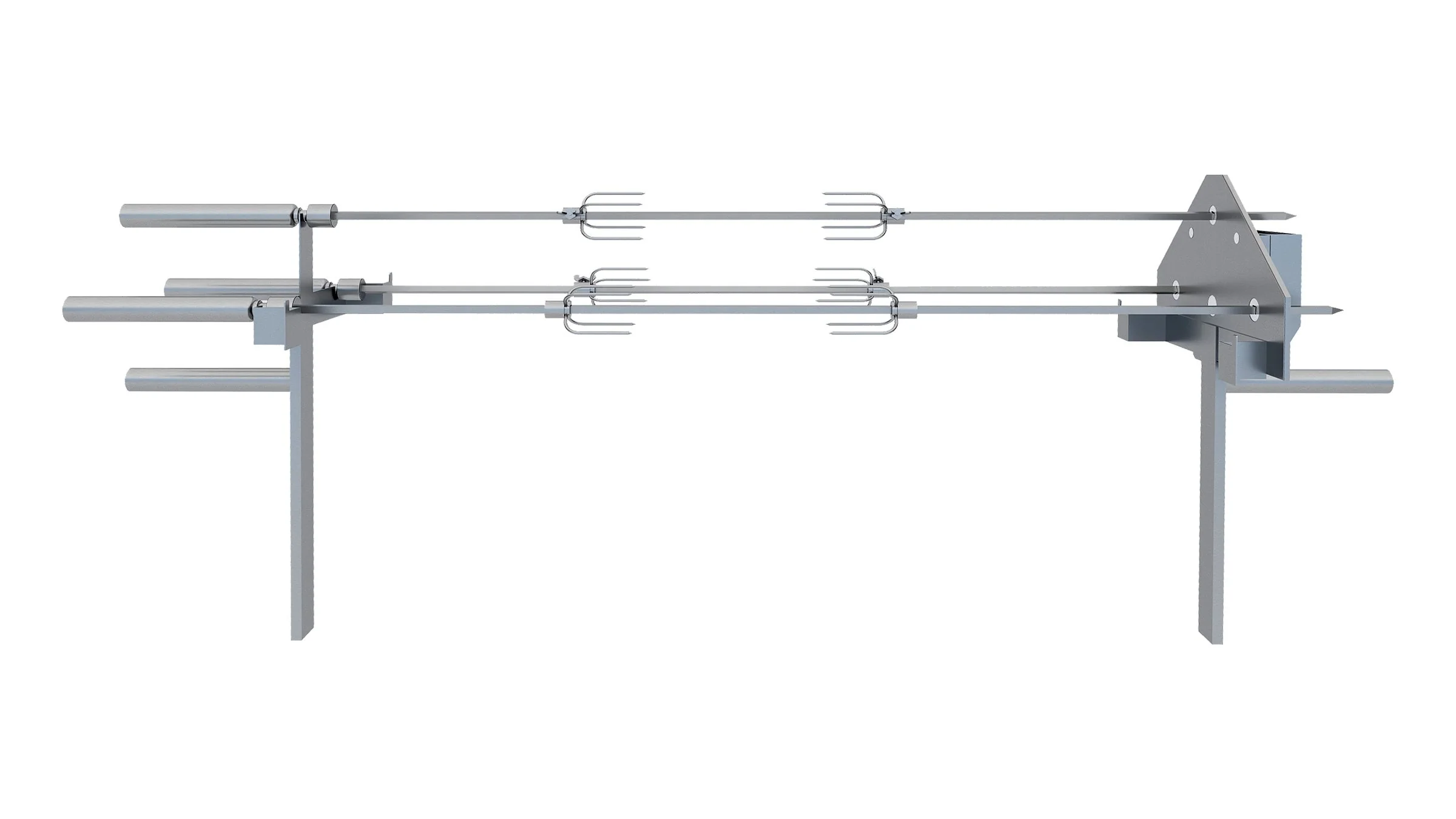 Tucker Tri-Gear Rotisserie Kit for Cypriot Attachment - Image 2