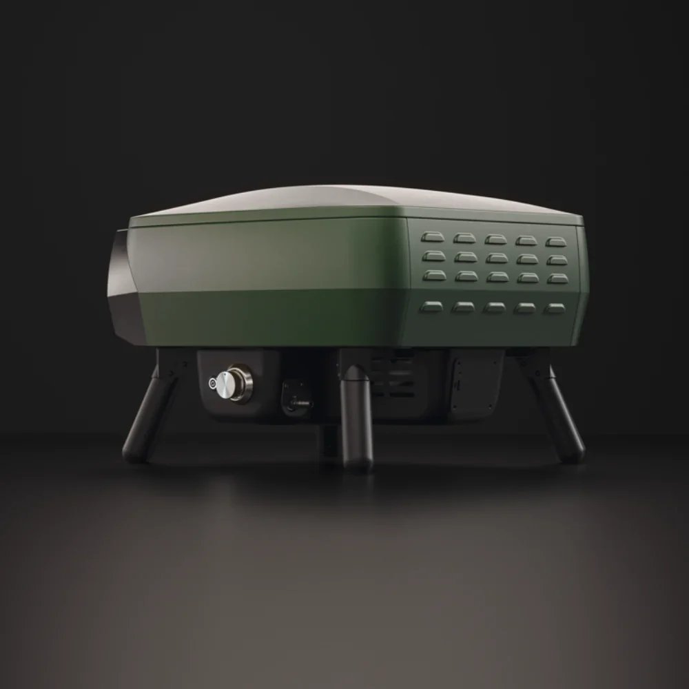 WITT Piccolo Rotante Gas Pizza Oven with Rotating Stone - 13 Inch - Green - Image 2